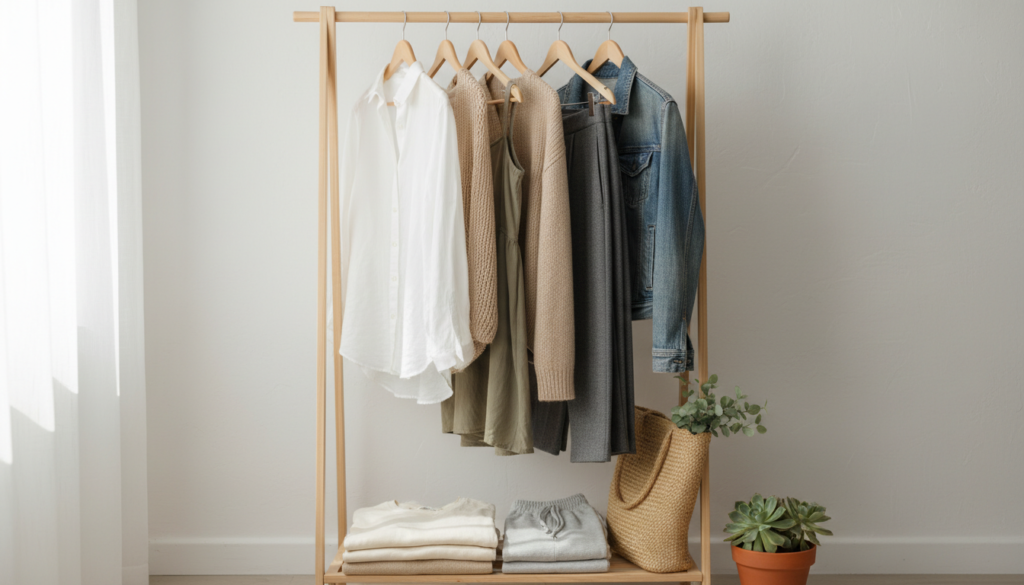 découvrez comment adopter une garde-robe minimaliste et durable pour un style épuré, respectueux de l'environnement et économique.