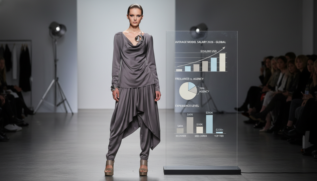 découvrez le salaire moyen d'un mannequin en 2026 et les facteurs influençant leurs revenus dans l'industrie de la mode.